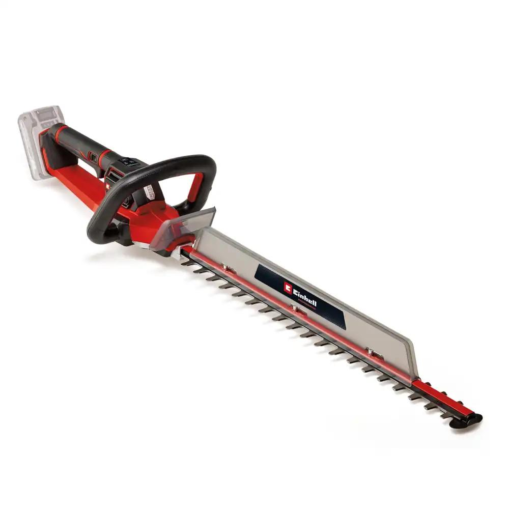 Einhell Professional akuga hekilõikur GP-CH 18/61 Li BL-Solo Power X-Change (18 V, harjadeta mootor, lõikepikkus 61 cm, ummistusevastane süsteem, kaitsesahtel, ilma akuta)