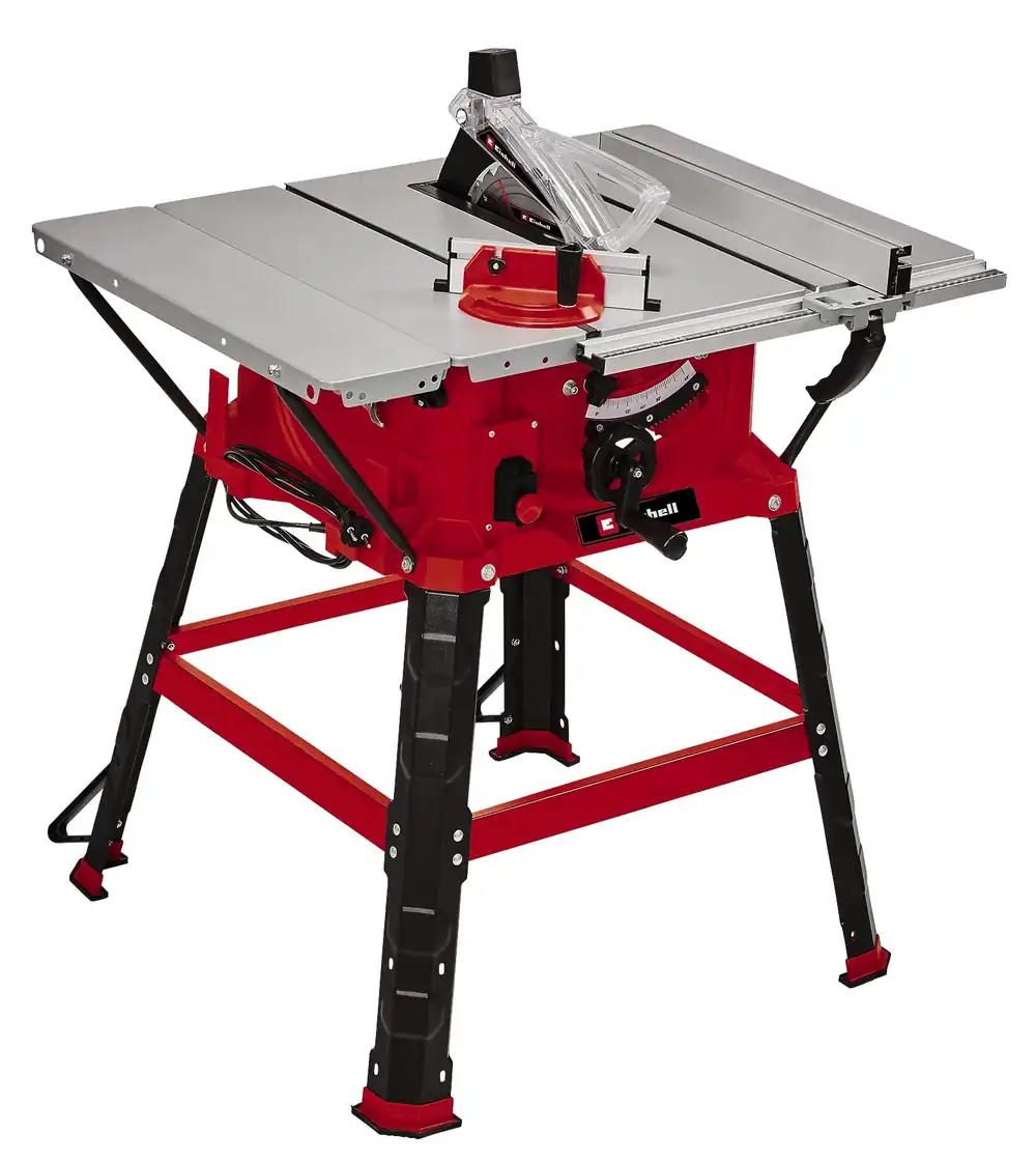Einhell lauasaag TC-TS 254 U (2 200 W, 80 mm lõike kõrgus, Ø 254 mm saeketas, nurga juhtsiin, paralleeljuhtsiin, tööpinna laiendus, tolmuimeja ühendus)