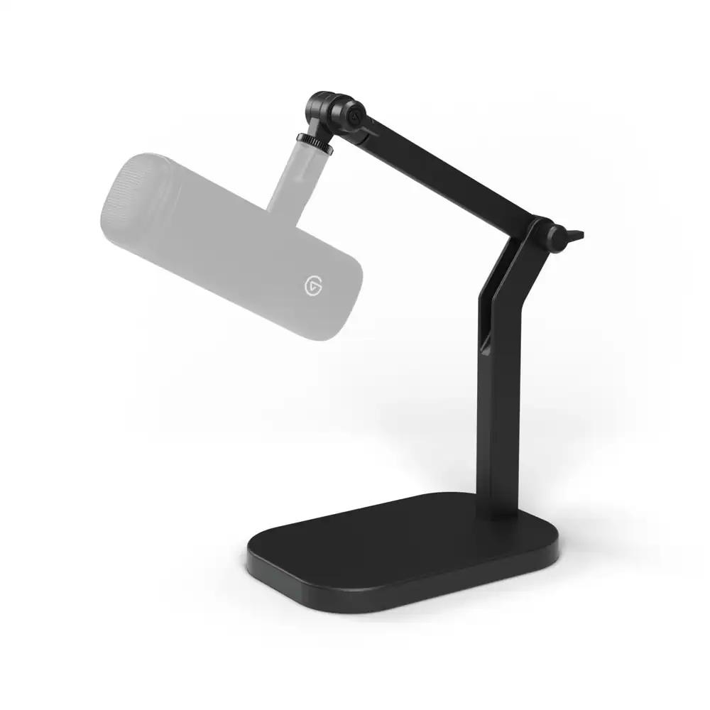Elgato Wave Desk Stand – Reguleeritav mikrofonistatiiv, ühilduv HyperX, Rode, Fifine, Shure ja teiste mikrofonidega, sobib 1/4-, 3/8- ja 5/8-keermetele, ideaalne salvestamiseks ja taskuhäälinguks