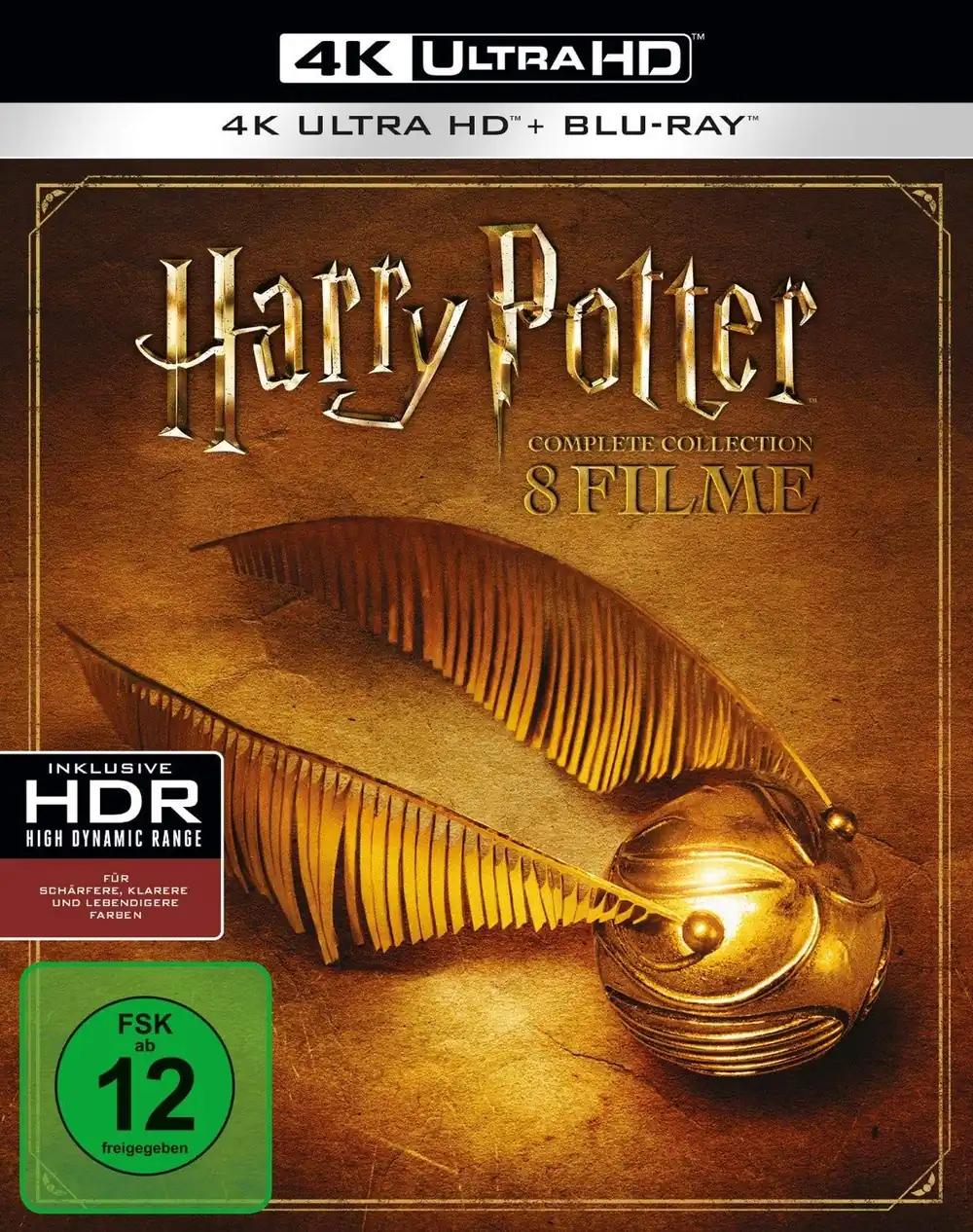 Harry Potter 8 filmi kogumik, 4K Ultra HD Blu-ray