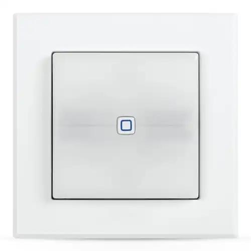 Homematic IP nutikas kodulüliti markenschalter’ile – signaaltulega, kaks valgustatud nuppu, juhib seadmeid ja valgustust rakenduse, Alexa & Google Assistandi kaudu, energiasäästlik, 152020A0