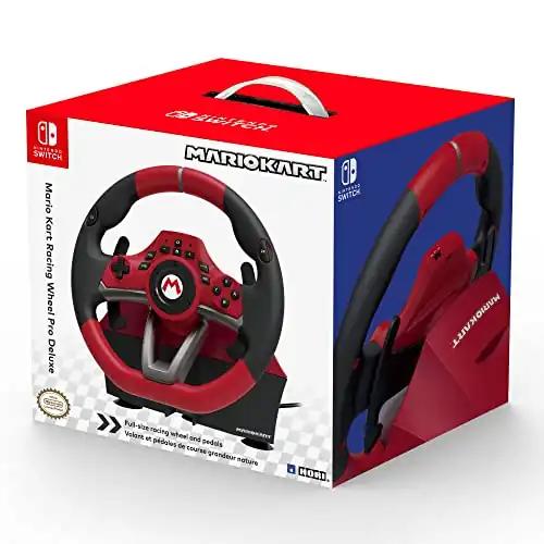 Hori Kart Racing Wheel Pro Deluxe NSW-228U võidusõidurool Nintendo Switchile ja PC-le, pilt 2