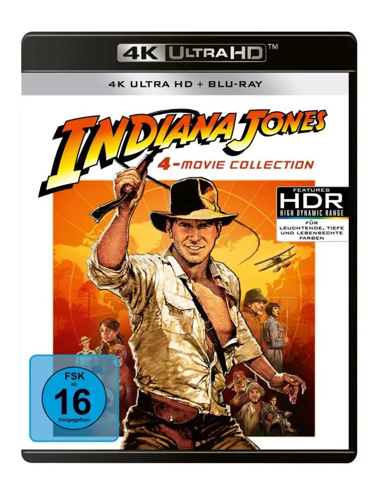 Indiana Jones – 4-Filmi Kogumik (4 4K Ultra HD) + (4 Blu-ray) + (Boonus Blu-ray)