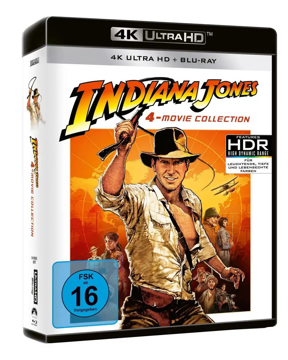 Indiana Jones 4-filmi kogumik, 4K Ultra HD + Blu-ray + boonus-Blu-ray, pilt 2