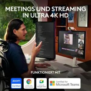 Logitech MX Brio Ultra HD 4K koostöö- ja voogedastusveebikaamera