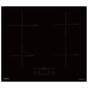 Midea 7400 W induktsioonpliidiplaat, 4 keedualat, sisseehitatav, puutejuhtimine, lapselukk