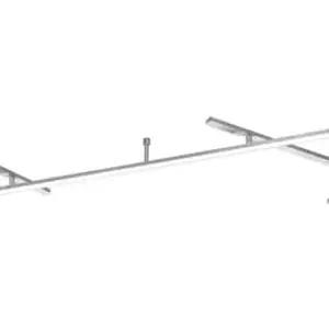 Trio Leuchten Indira 674610507 LED-laevalgusti, matt nikkel, valge akrüül, 3 x 6 W + 2 x 3,5 W