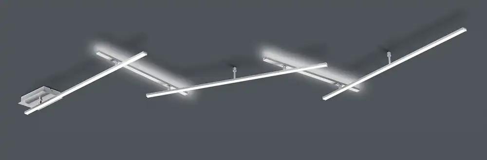 Trio Leuchten Indira 674610507 LED-laevalgusti, matt nikkel, valge akrüül, 3 x 6 W + 2 x 3,5 W, pilt 2