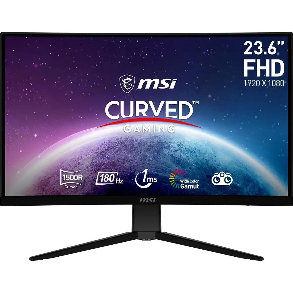 MSI G2422C 23,6-tolline FHD Kumer Gaming Monitor – 1500R, 1920 x 1080 VA Paneel, 180Hz / 1ms, Adaptive Sync – DP 1.2a, HDMI 2.0b CEC