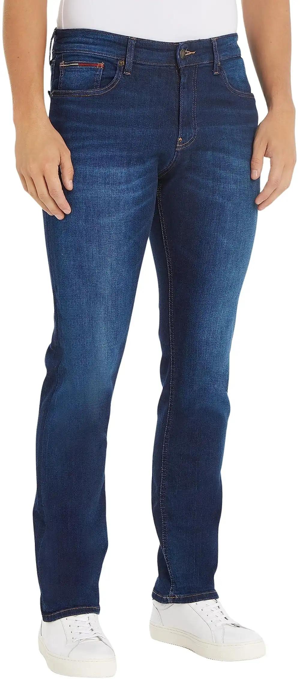 Tommy Jeans meeste teksapüksid, veniv, sinine (Aspen Dark Blue Stretch), 34W/32L