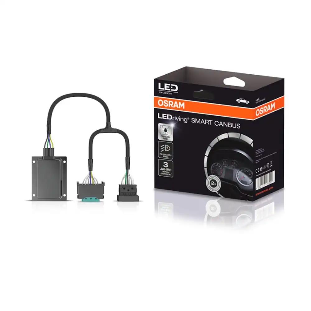 OSRAM LEDriving SMART CANBUS, LEDSC03-1 – Väldib lambi rikete tuvastussüsteemi LED-järelturu lampide jaoks, nagu Night Breaker H7-LED – Duopakk
