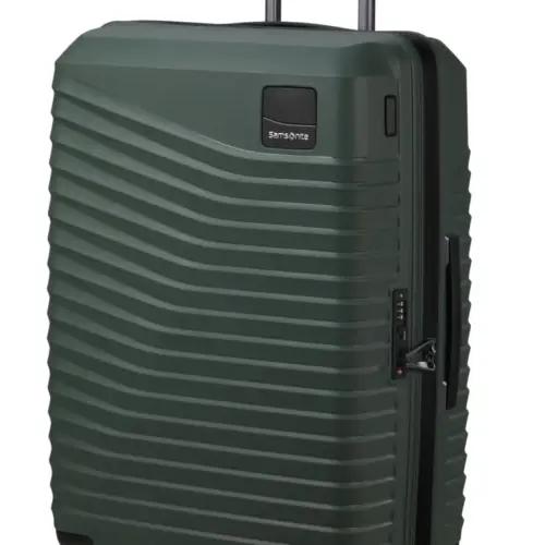 Samsonite Intuo Spinner M laiendatav kohver, 69 cm, 79/87 l, oliivroheline