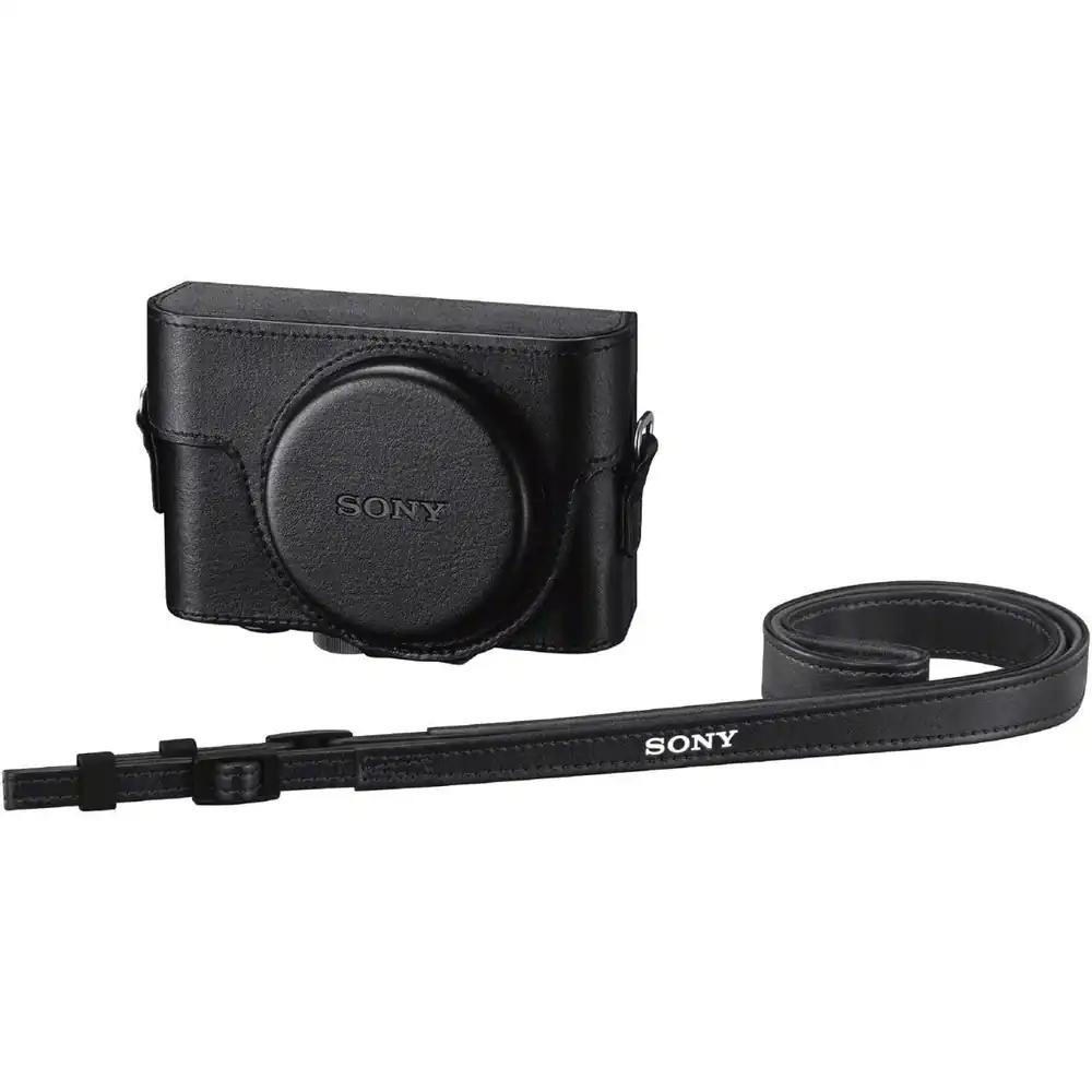 Sony LCJ-RXK kaitseümbris RX100-seeria kaameratele (nahaimitatsioon, tolmu- ja kriimustuskaitse, sobib RX100, RX100M2, RX100M3, RX100M4, RX100M5, RX100M6, RX100M7) must