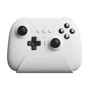 8BitDo Ultimate juhtmevaba kontroller laadimisjaamaga, Bluetooth ja 2,4G, valge