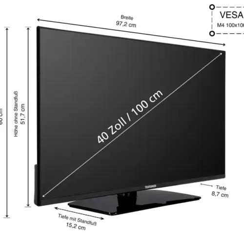 Telefunken Android TV 40-tolline teler (Full HD Smart TV