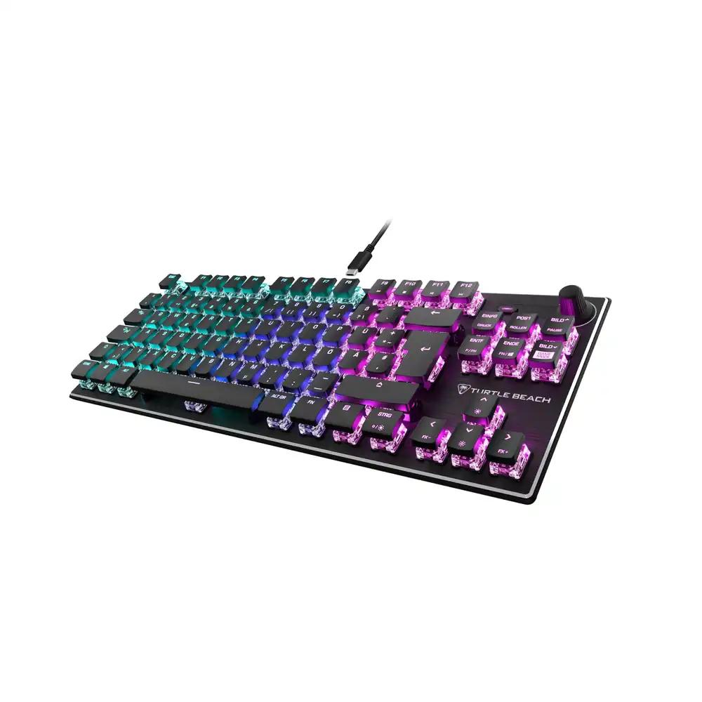 Turtle Beach Vulcan TKL – mehaaniline Titan Switch PC-mänguriklaviatuur AIMO RGB-valgustuse ja anodeeritud alumiiniumkattega