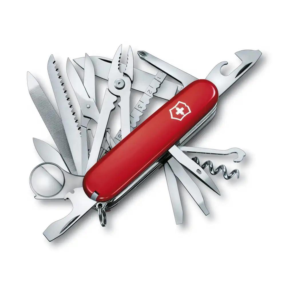 Victorinox Šveitsi taskunuga Swiss Champ, multitööriist, 33 funktsiooni, tera, korgitser, kruvikeeraja