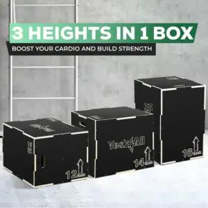 Yes4All CFL8 3-ühes Plyo kast puidust