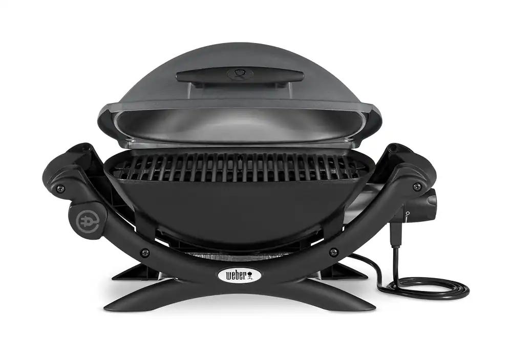 Weber Q1400 elektrigrill, grillipind 43 x 32 cm, portselanemailitud malmrest, tumehall, pilt 2