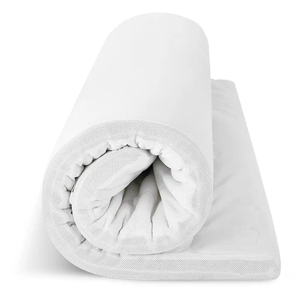 EGO HOME madratsikate 180×200, 7 cm kõrgune poroloonmadratsi kate 7-tsoonilise lõikega, Öko-TEX sertifikaadiga, madratsipealne kontinentaalvoodile ja diivanvoodile