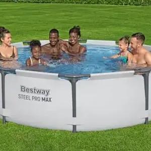 Bestway Steel Pro MAX raamistikuga bassein ilma pumbata Ø 305 x 76 cm