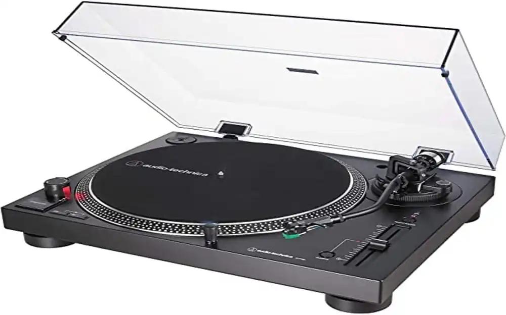 Audio-Technica LP120XUSB must otseülekandega vinüülplaadimängija (analoog ja USB)