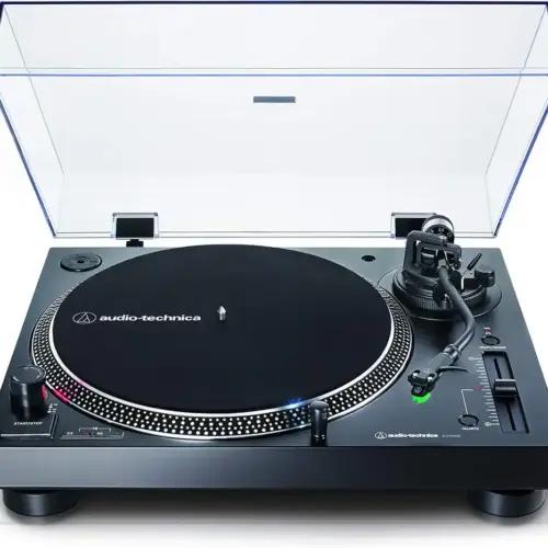 Audio-Technica LP120XUSB must otseülekandega vinüülplaadimängija (analoog ja USB)