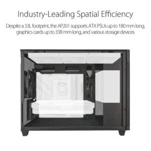 ASUS Prime AP201 MicroATX arvutikorpus (33 liitrit