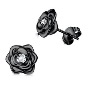 JeweBella JWBE-YZ-ER108-Rose-Black mood – toote esivaade – ripats charm
