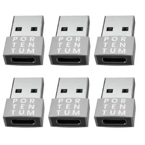PORTENTUM USB C to USB Adaptor 480MB arvutid ja tarvikud – toote esivaade