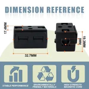 Innfeeltech DC39-202 ferriittuumad – detailne lähivaade