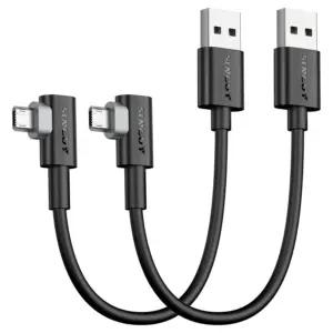 SUNGUY 15cm Short 90 Degree Micro USB Cable arvutitarvikud – toote esivaade