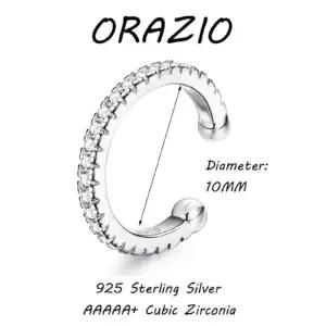 ORAZIO ORA-ER-AA09-1PC-02-SI kõrvarõngad – detailne lähivaade
