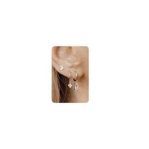 BodyBonita 3pairs Square Earrings-Silver mood – toote esivaade – ripats charm