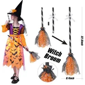 ZUCOS Light up Witch Dress laste kostüümid – detailne lähivaade