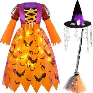 ZUCOS Light up Witch Dress laste kostüümid – toote esivaade