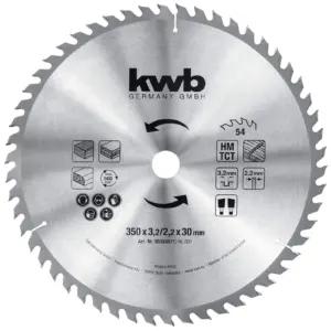 kwb 593559 saeketas 350 x 30 mm, 54 hammast