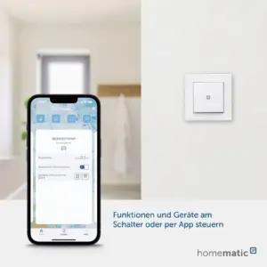 Homematic IP HmIP-WRC2 ehitus- ja elektrikauplus – detailne lähivaade