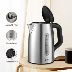 Midea MKE17H1ASS veekeetjad – detailne lähivaade