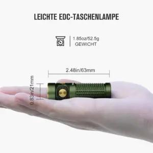 OLIGHT O-BATON4KITGN#-DI VC-DE taskulambid – detailne lähivaade