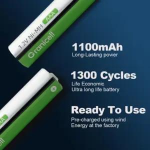 Granicell wiederaufladbare NiMH Batterien elektroonika ja foto