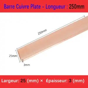 Coavoo 2 x 3 mm x 25 mm x 250mm vask – detailne lähivaade