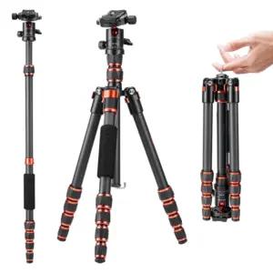 K&F CONCEPT A225C0+BH-25L kolmjalgstatiivid – toote esivaade