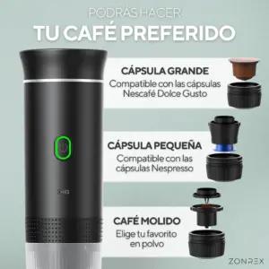 ZONREX CPZX01 tee ja espresso – detailne lähivaade