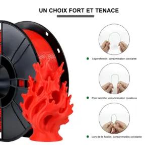 iBOSS PLA+ FR-03 filament-3d-printmaterjalid – detailne lähivaade