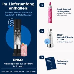 Sodastream ENSO roostevabast terasest korpusega