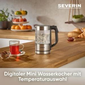SEVERIN 0 5-liitrine veekeetja eestvaates