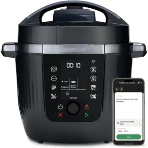 Instant Pot Pro multikeetja musta värvi eestvaates