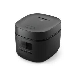 PHILIPS mini-riisikeetja HD3080/80 musta korpusega