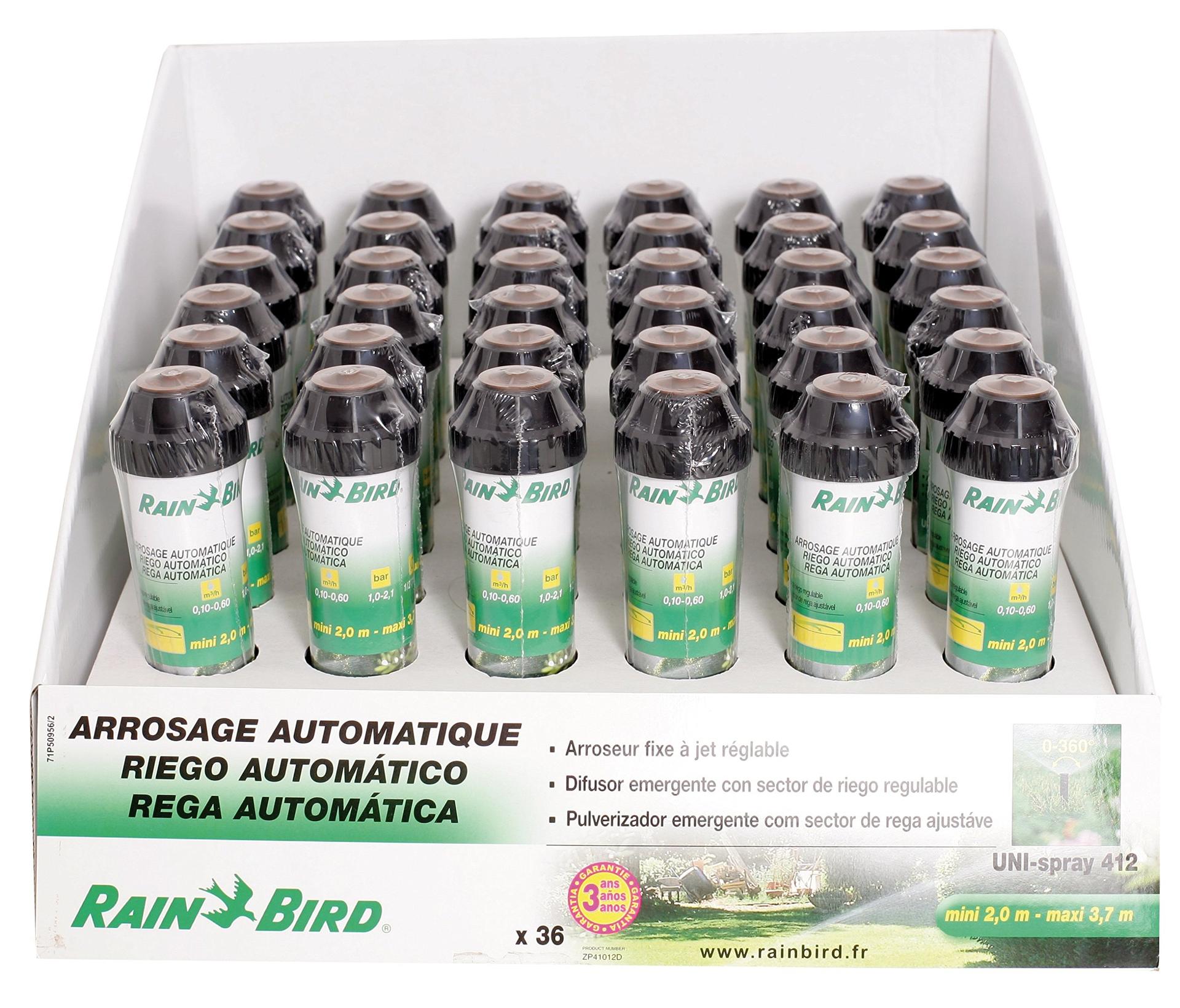 Rain Bird Uni-Spray US-412 süvistatav vihmuti 15-VAN reguleeritava otsikuga